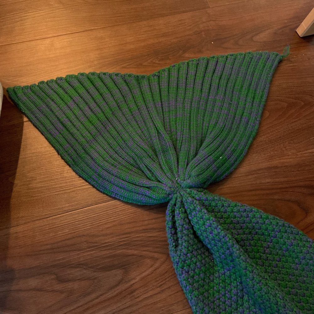 Green Blue Mermaid Blanket